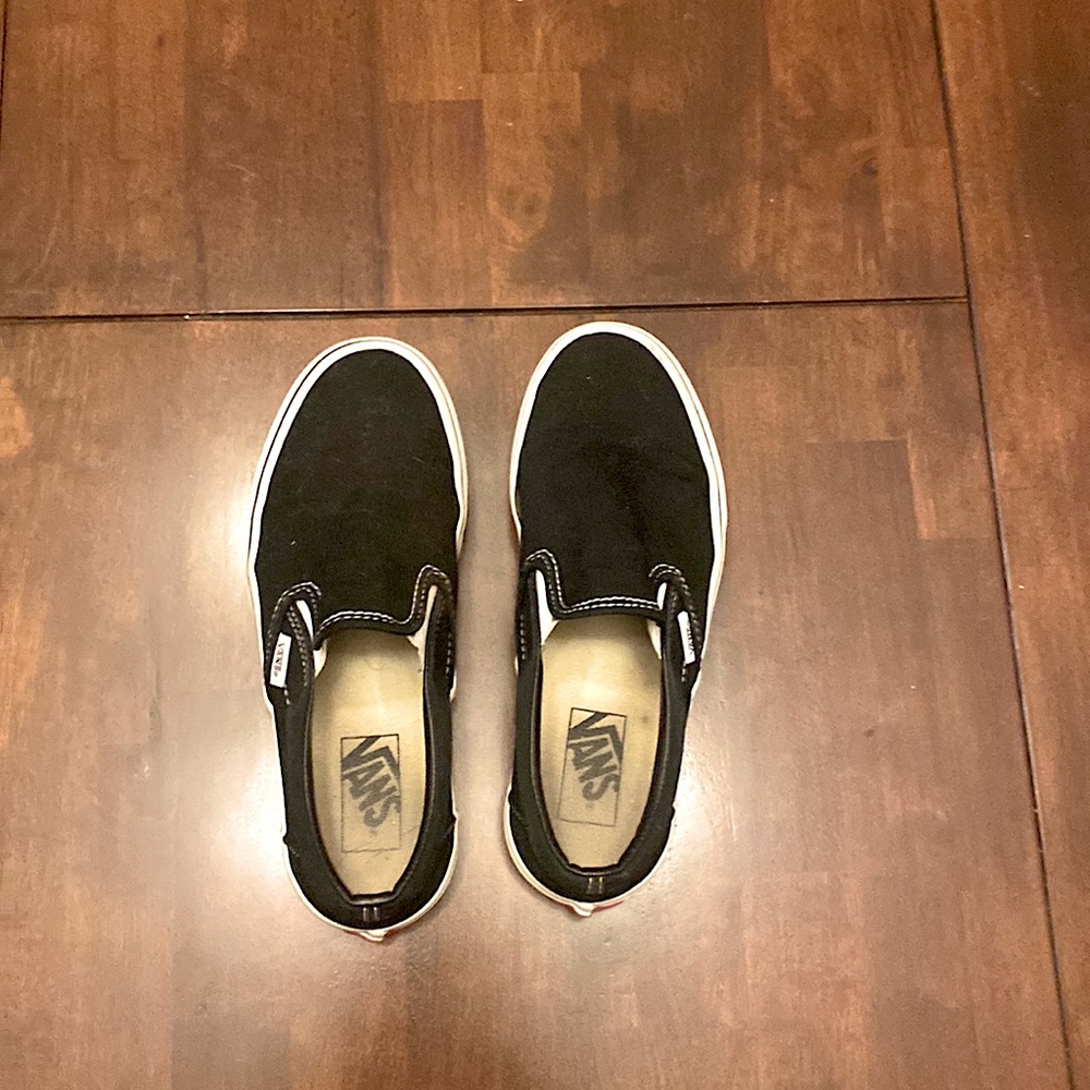 Women’s black lightly worn vans